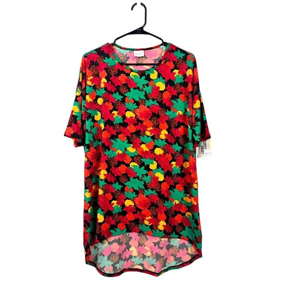 LuLaRoe Irma Women's Super Floral Shirt Dress - Picture 1 of 6